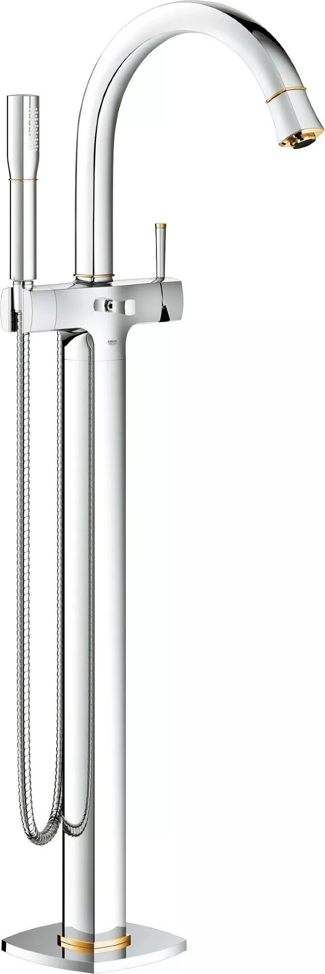 

Смеситель для ванны Grohe Grandera золото, хром (23318IG0), Хром;золото