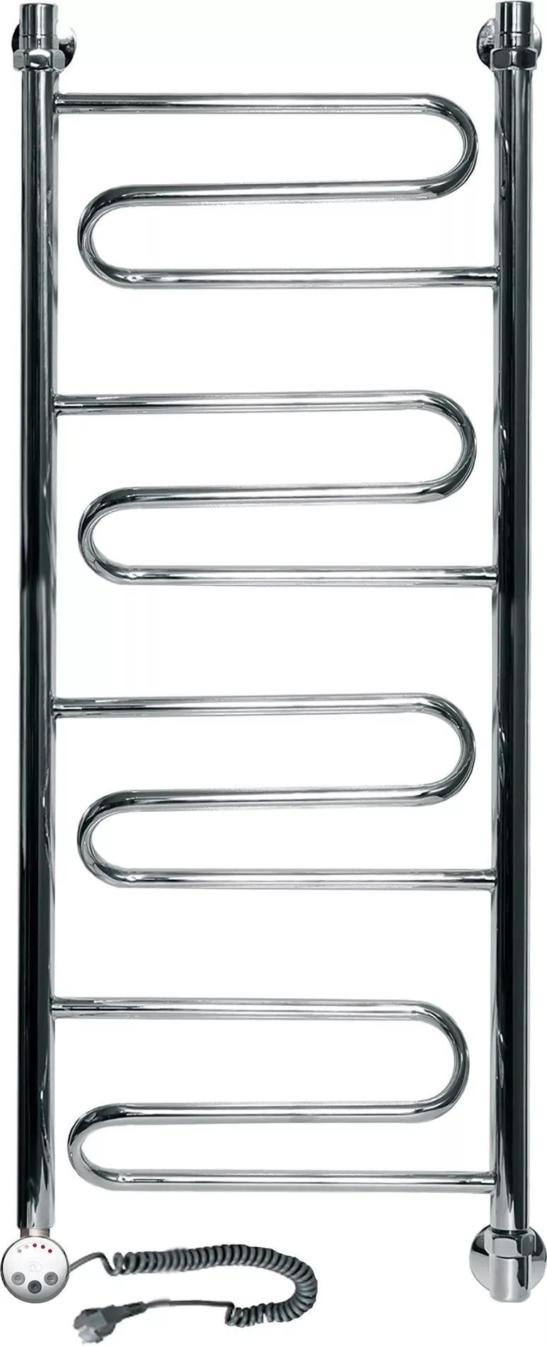 

Полотенцесушитель электрический Ника Curve ЛZ 100/40-4 L, Хром
