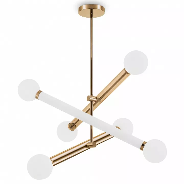 

Люстра на штанге Freya Cross FR5381PL-06G