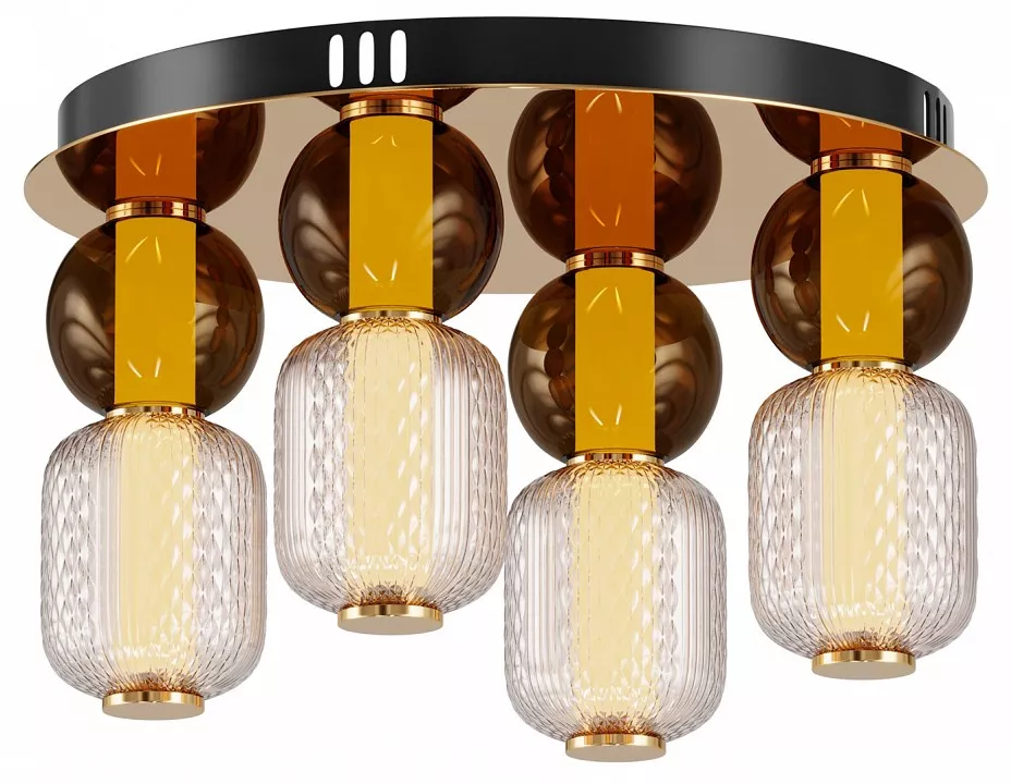   Santehnika Room Потолочная люстра Maytoni Drop MOD273CL-L60G3K