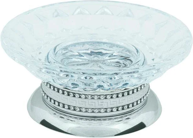 

Мыльница Boheme Brillante хром с кристаллами Swarovski