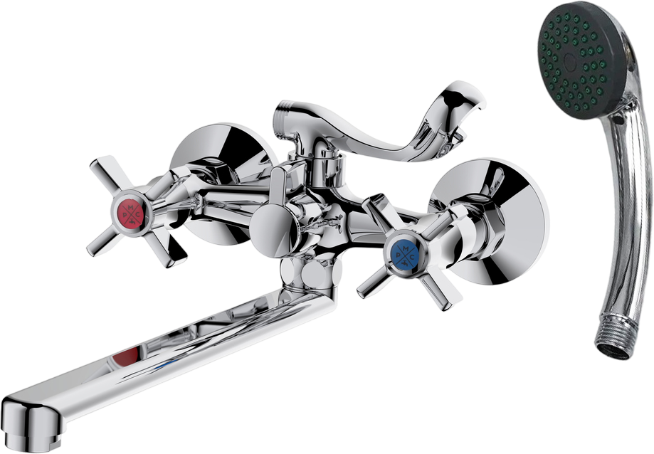 

Смеситель с длинным изливом для ванны РМС SL118 SL118-140P