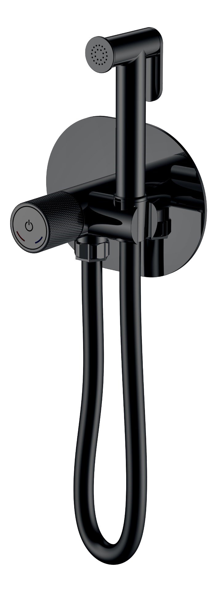 Гигиенический душ Boheme Tech 157-B со смесителем С ВНУТРЕННЕЙ ЧАСТЬЮ black 21726₽