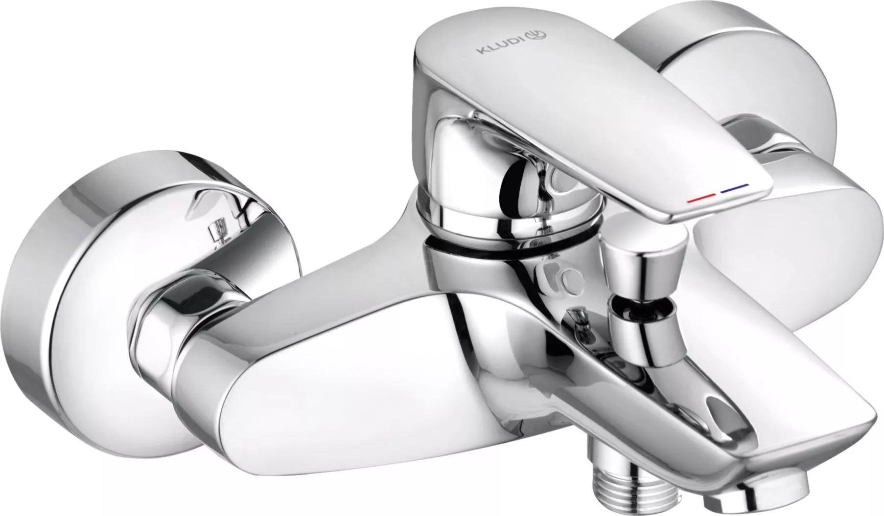 Смесители для ванной Смеситель для ванны с душем Kludi Pure&Solid 346810575 хром