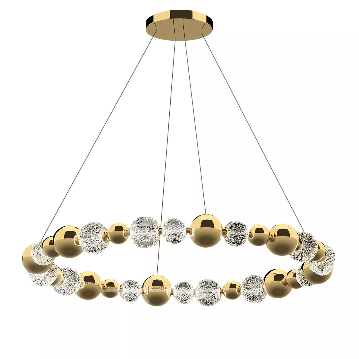 

Подвесной светильник DeLight Collection Elliot Diamante MD21001002-1F gold