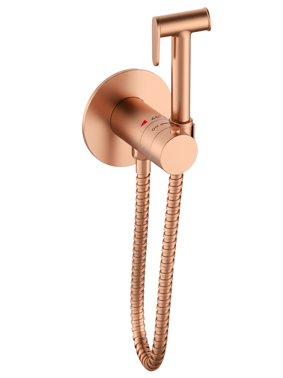 Гигиенический душ AltroBagno Oggetto 060405 BC со смесителем С ВНУТРЕННЕЙ ЧАСТЬЮ матовая медь 23870₽