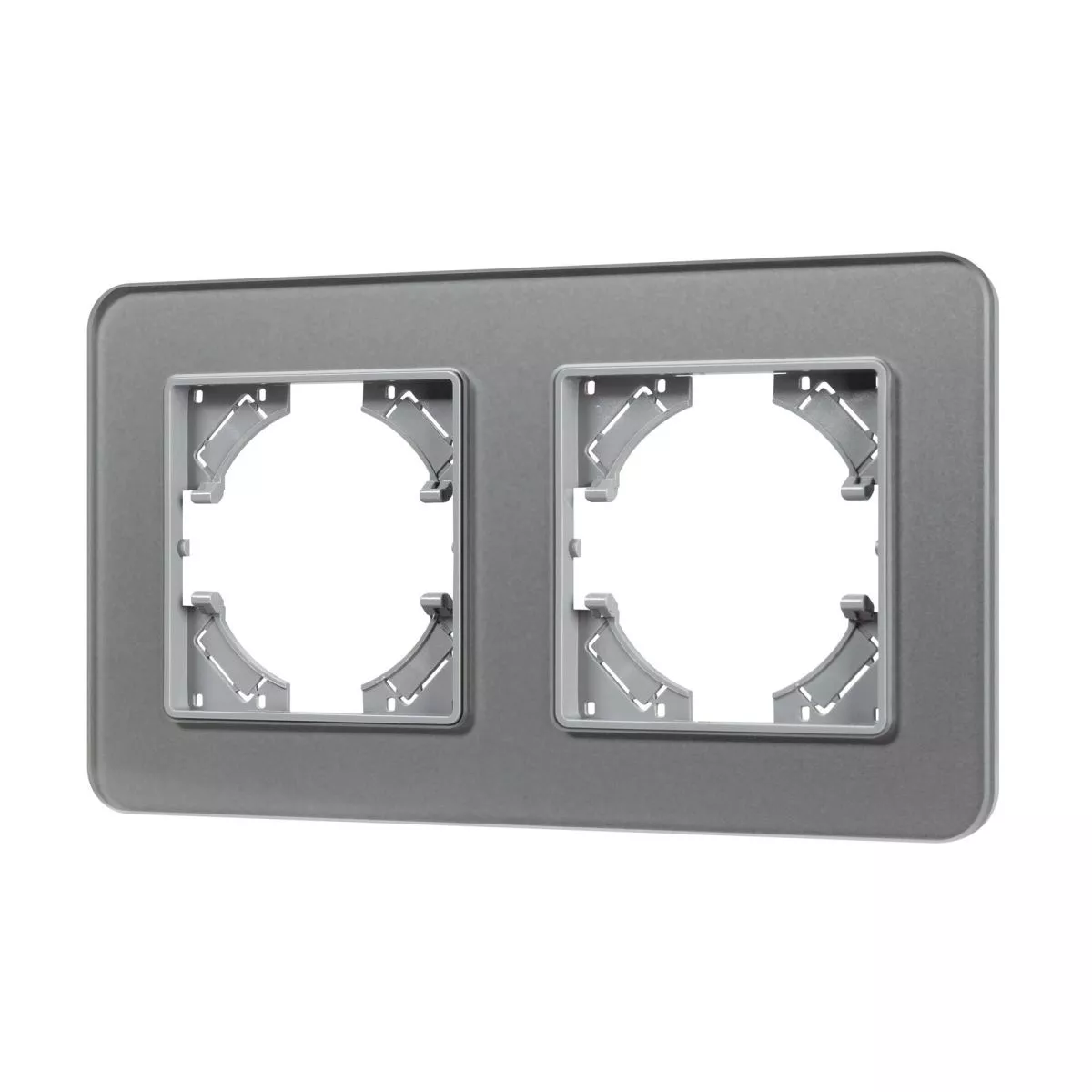 

Рамка на 2 поста стеклянная Arlight FRM-OMALI-SFGS-2-GR 049710