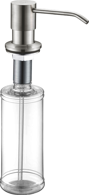 

Дозатор для кухонной мойки Paulmark Rein D002-BS брашированная сталь