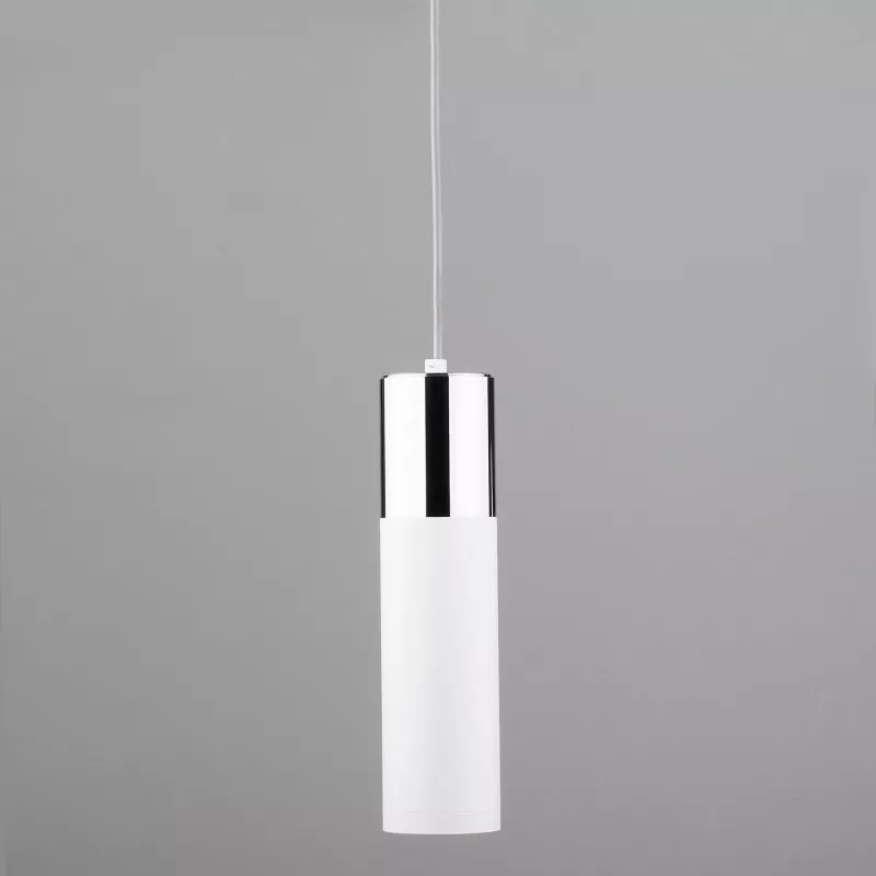 

Подвесной светильник Eurosvet Double Topper 50135/1 LED хром/белый