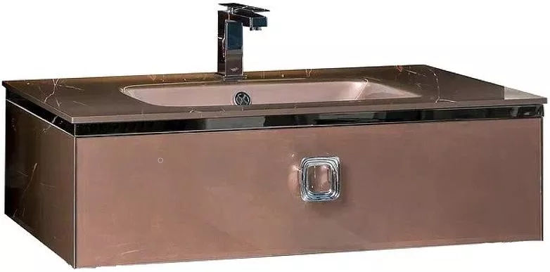 Тумба под раковину Armadi Art Lucido 100 розовый