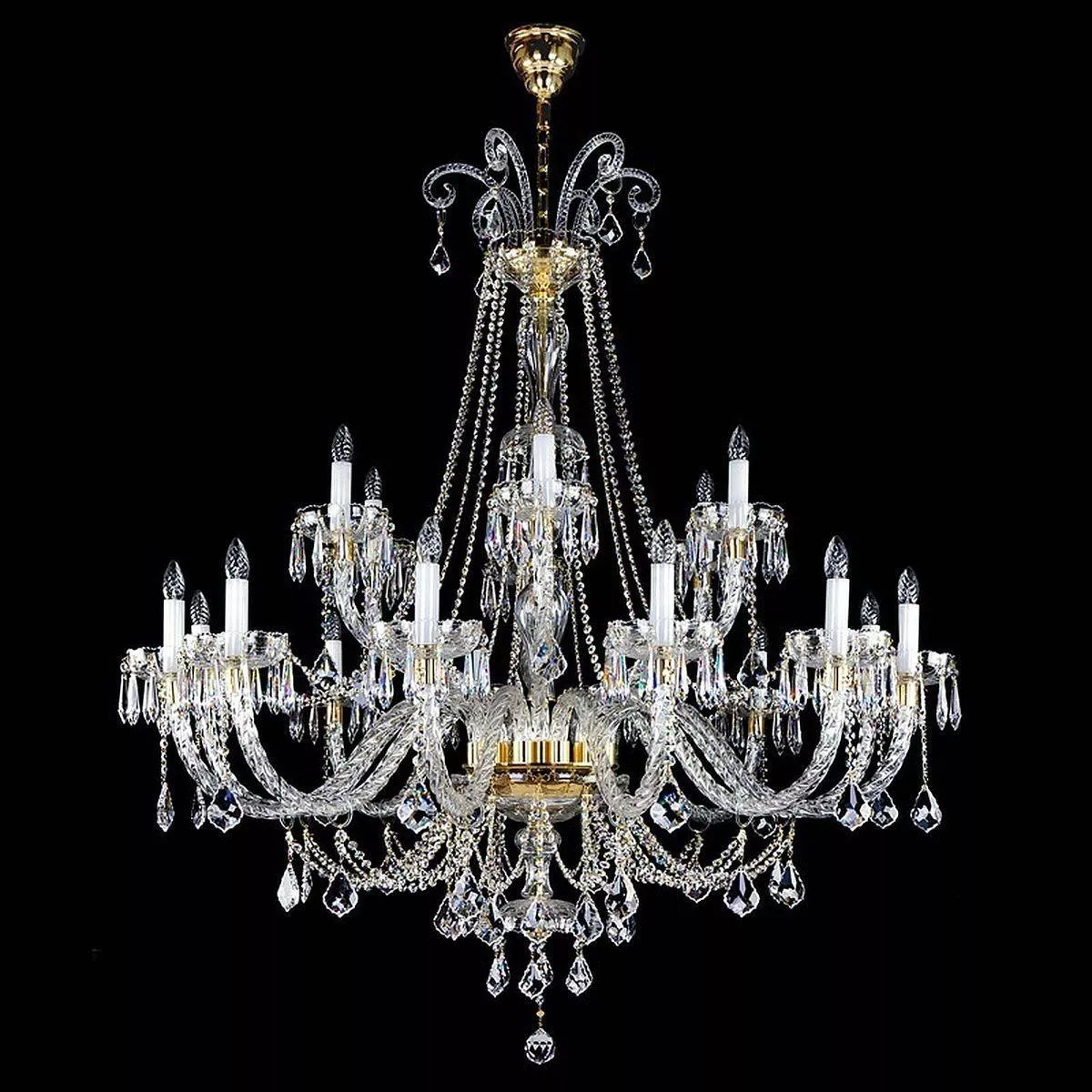 

Подвесная люстра Artglass Mirela XVIII. Polished CE