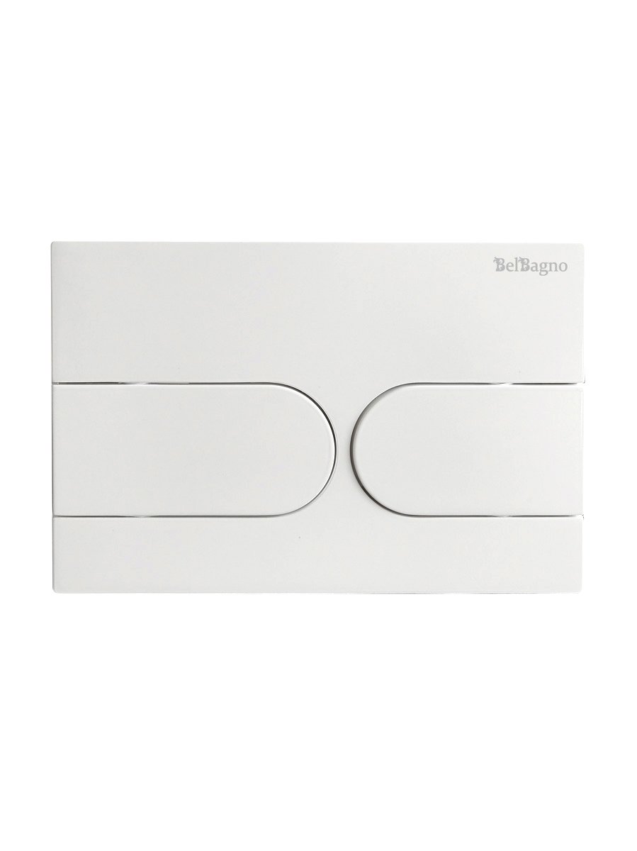 

Кнопка смыва для унитаза BelBagno BB-11-BL пластик, цвет белый глянец