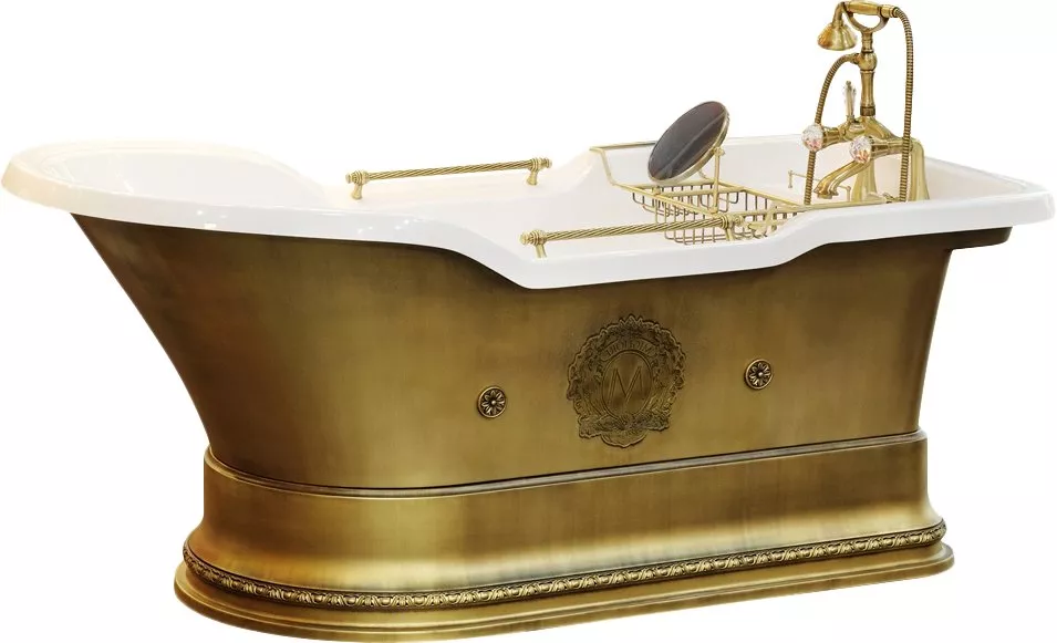 

Ванна из искусственного камня Migliore Impero 26173 180x87 бронза