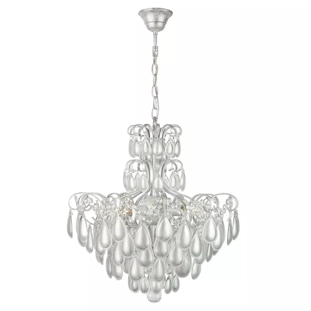 

Подвесная люстра AM Group MONICA SP4 SILVER