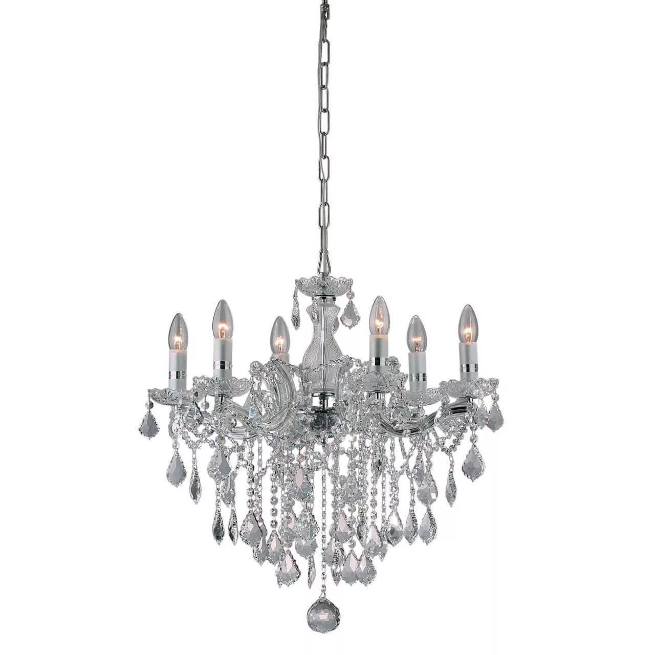 

Подвесная люстра Ideal Lux Florian SP6 Cromo 035628
