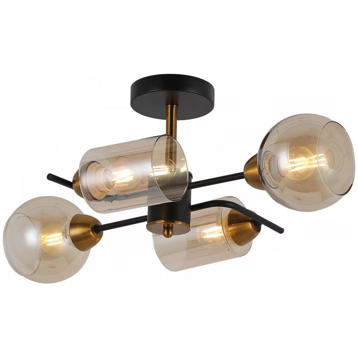 

Потолочная люстра Illumico IL8243-4COU-79 BK BR