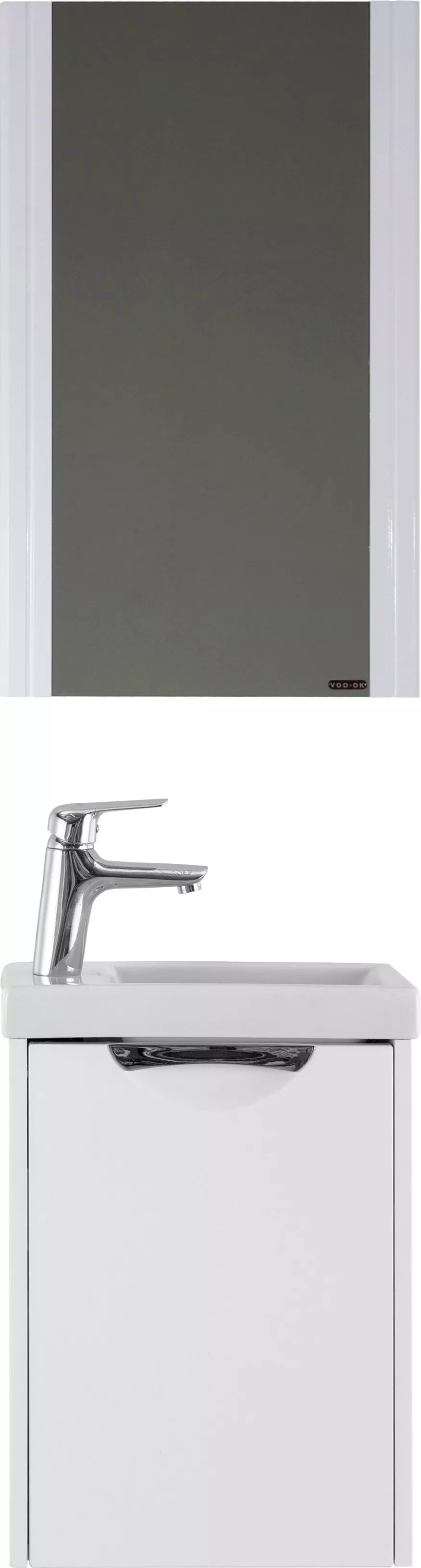 Мебель для ванной Vod-Ok Бридж 40 белая, с ручкой Лира от Santehnika-room