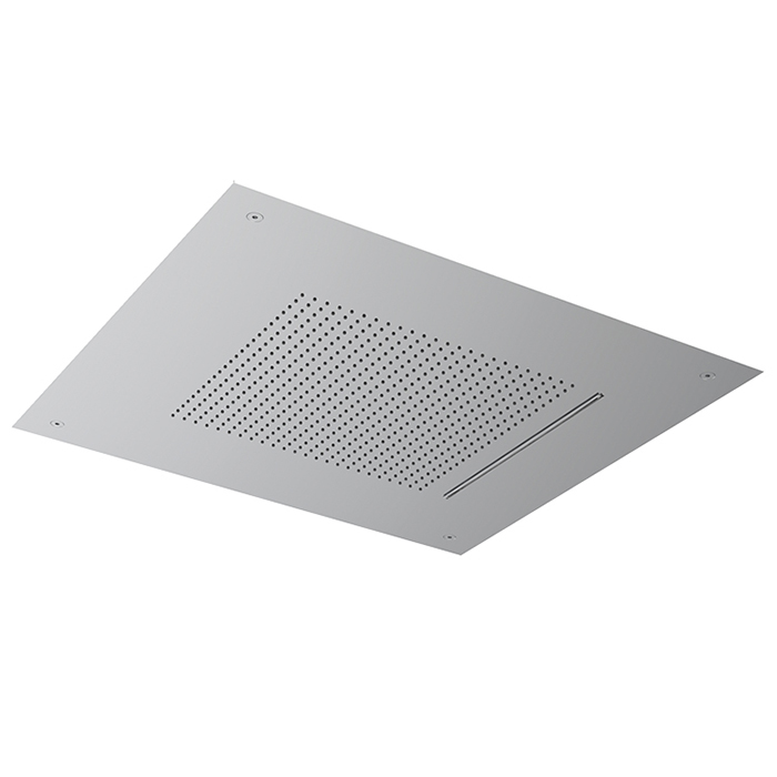 ALMAR Velvet rain Встроенный потолочный душ 500х500 мм 2 режима душ Velvet rain каскад Waterfall XL нерж сталь брашированная 249233₽