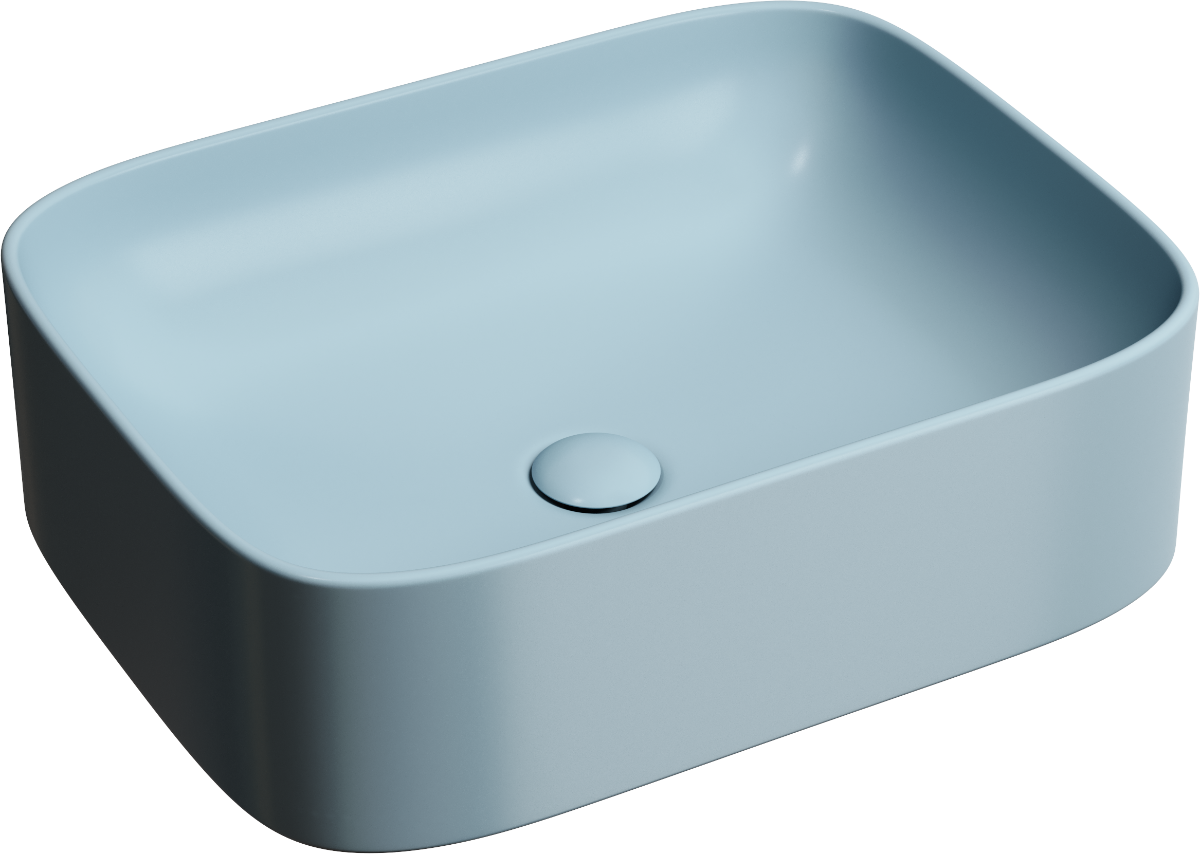 

Накладная раковина Ceramicanova Element CN6052ML голубая матовая