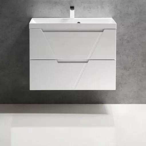 

Тумба с раковиной BelBagno Vittoria 80 bianco lucido