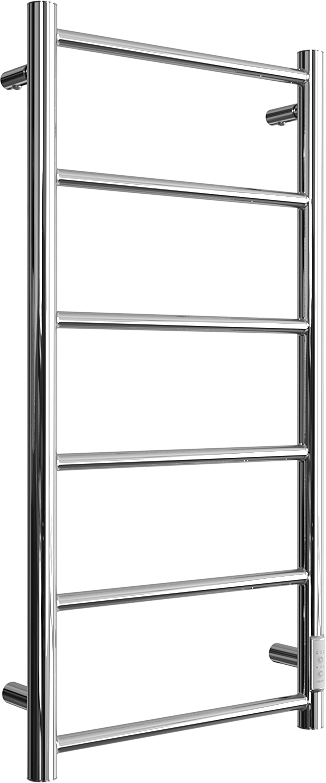 Полотенцесушитель электрический Двин J Neo 8040 80x45 см подключение справа слева полированный хром лесенка 14279₽