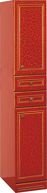 

Шкаф-пенал Misty Fresko 35 красный краколет R