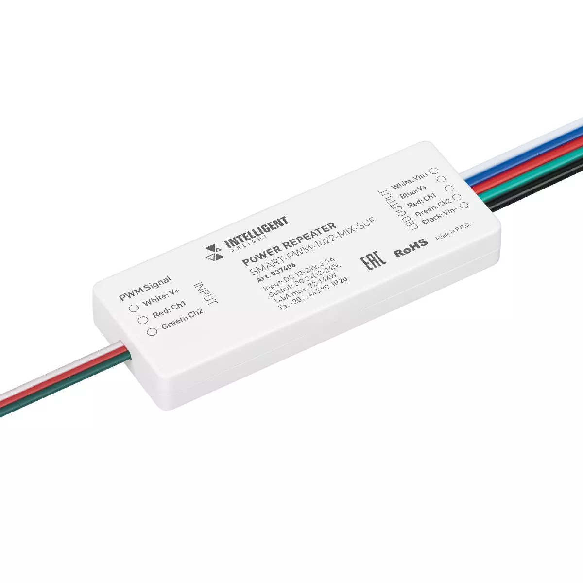 

Усилитель Arlight SMART-PWM-1022-MIX-SUF (12-24V, 2x3A) 037406