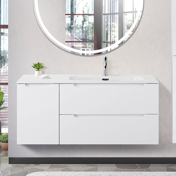

Тумба с раковиной BelBagno Etna 120 R 2 ящика. дверца, bianco lucido