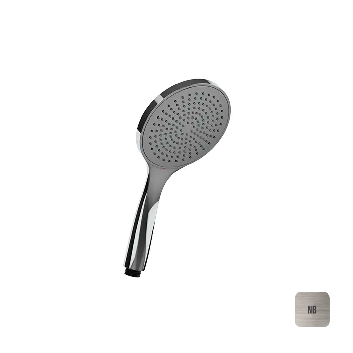 ALMAR (Velvet rain) Ручной душ L270 мм, Ø130 мм, пластик ABS, режим Velvet rain, цвет Brushed Nickel NB