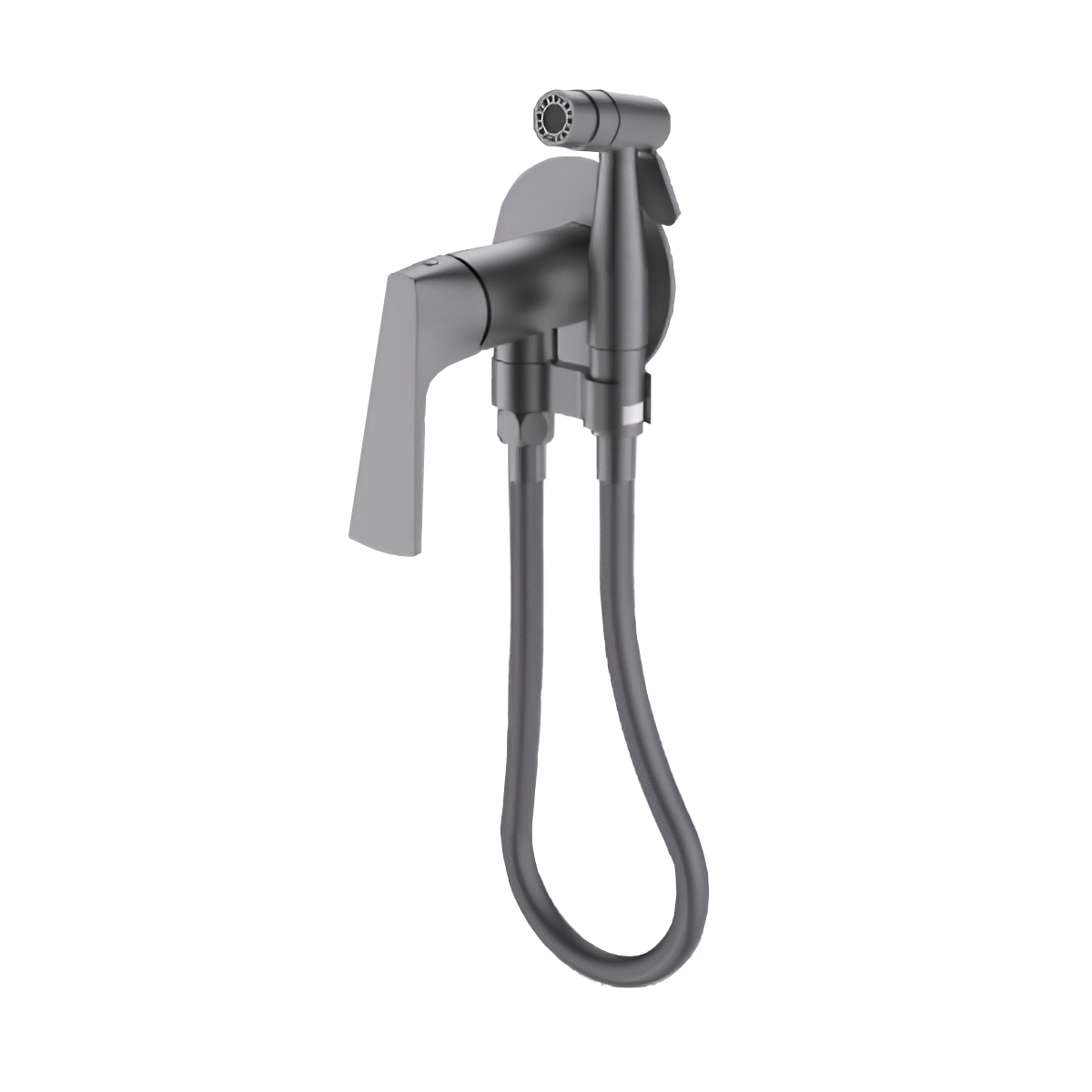 

Гигиенический душ Raglo R07.52.09 со смесителем, С ВНУТРЕННЕЙ ЧАСТЬЮ, графит