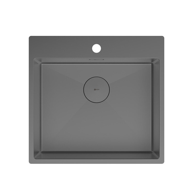 Кухонная мойка Lemark JANGA 540 прямоугольная из нержавеющей стали цвет: графит (9936111)