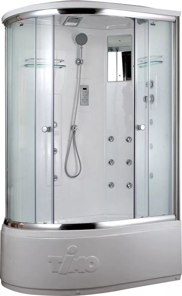 

Душевая кабина Timo Lux 120x85 правая хром, с гидромассажем