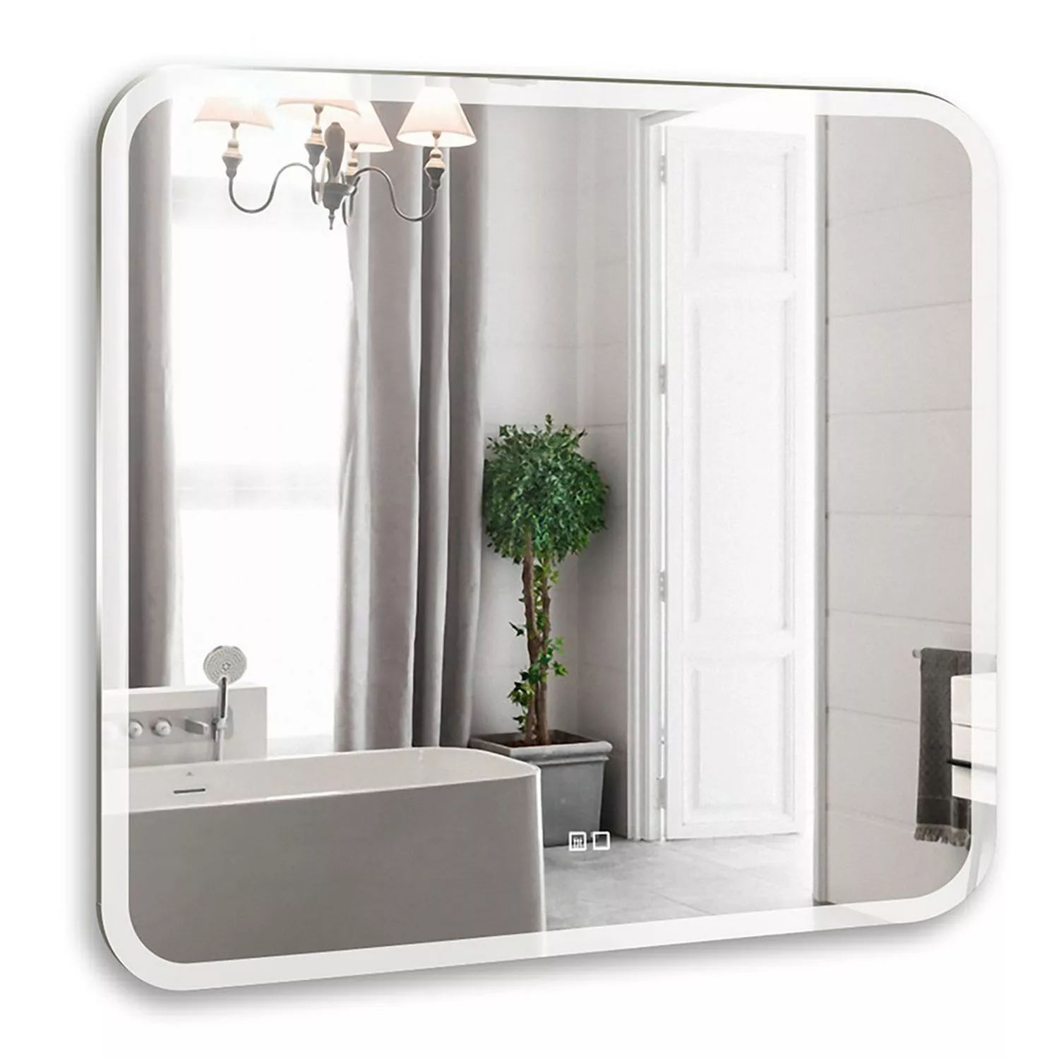 

Зеркало с подсветкой MIXLINE Стив-2 700*680 (542565)