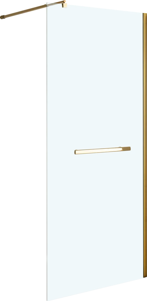 

Душевая перегородка Niagara Nova NG-641-90 GOLD 90x195 профиль золото, стекло прозрачное