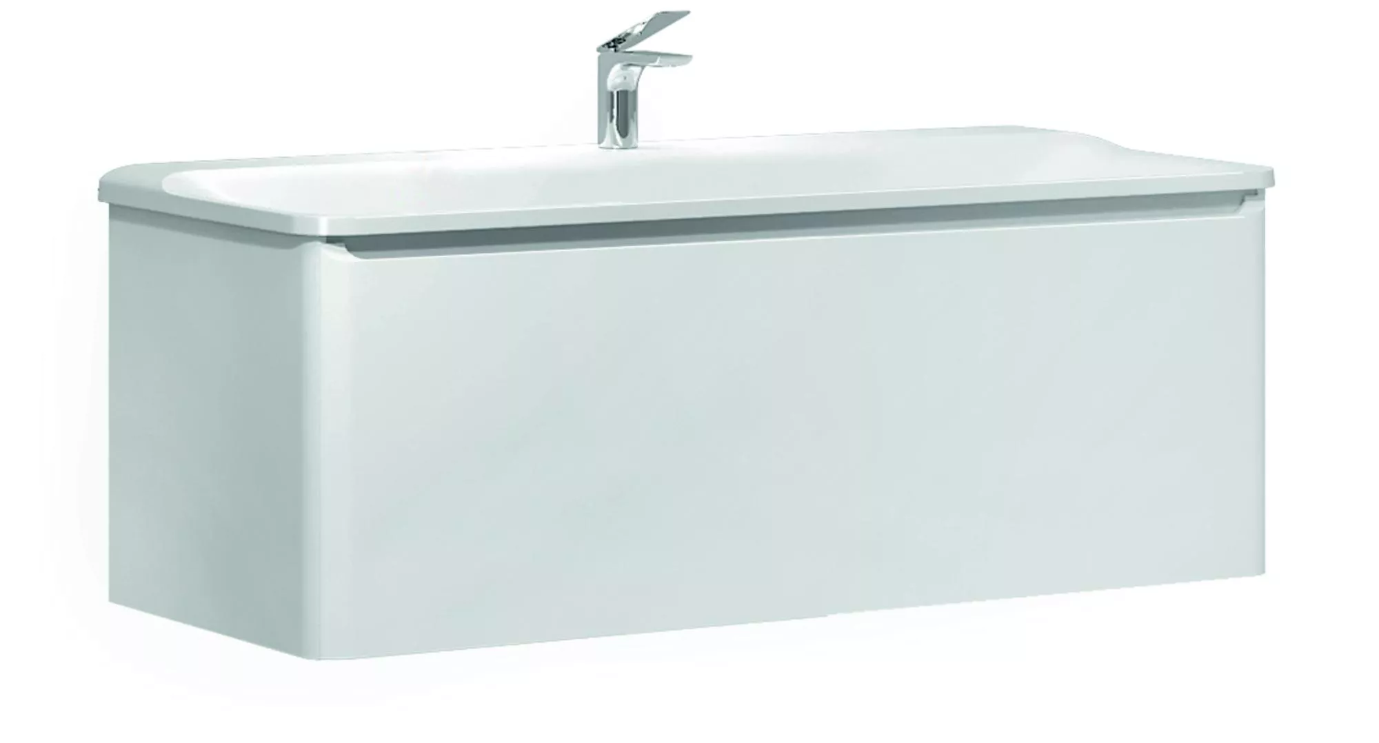 

Тумба Welto 120 подвесная белая