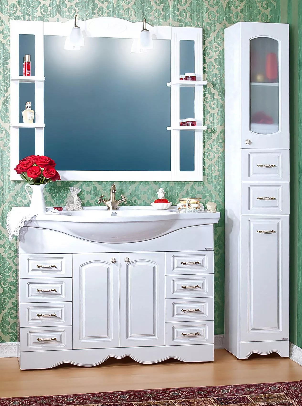 

Мебель для ванной Бриклаер Анна 120 белая