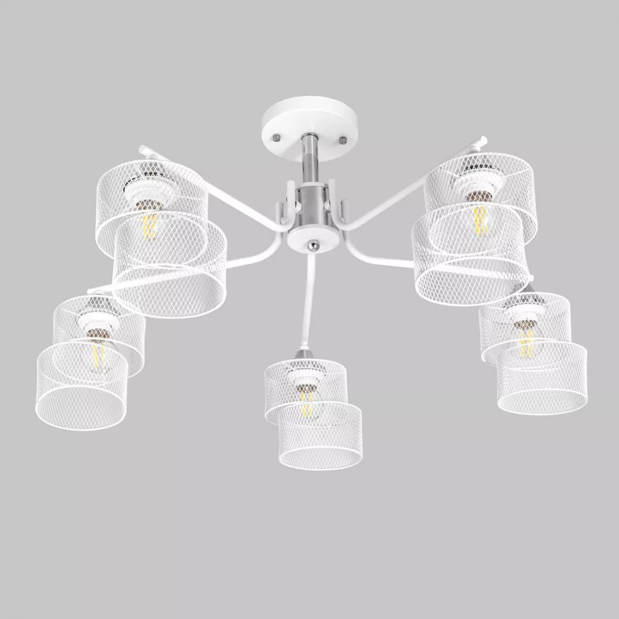 

Люстра на штанге IMEX MD.4252-5-S-WH+CH