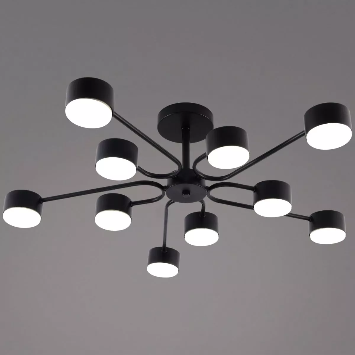 

Люстра на штанге Reluce 03708-0.3-10 BK GX53