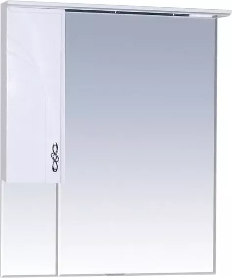 

Зеркало-шкаф Misty Сицилия 75 L с подсветкой, белая эмаль