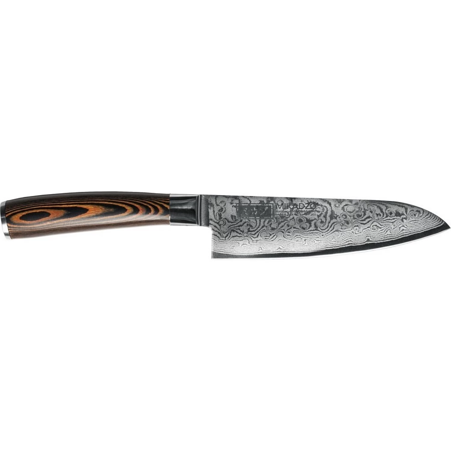 

Нож сантоку Omoikiri Damascus Suminagashi
