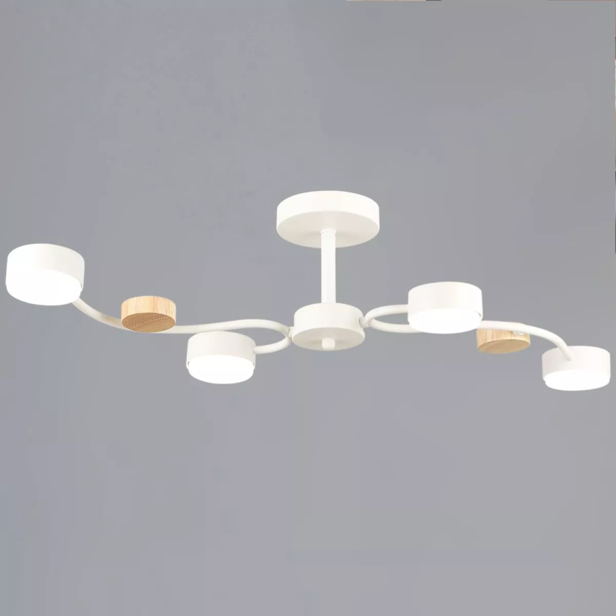 

Люстра на штанге Reluce 92860-0.3-04 WT+WOOD GX53