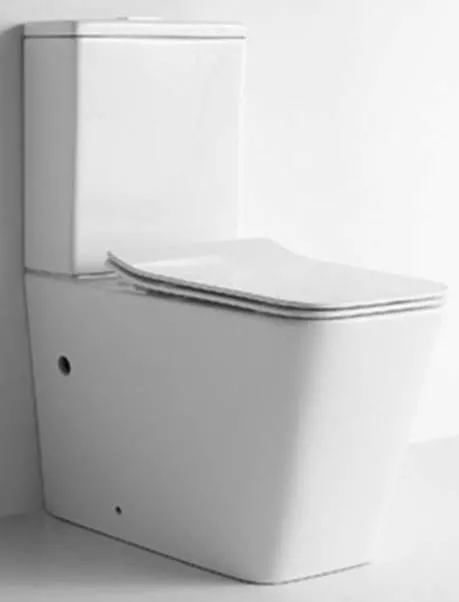 

Унитаз-компакт CeramaLux NS-2170 белый с бачком и сиденьем микролифт