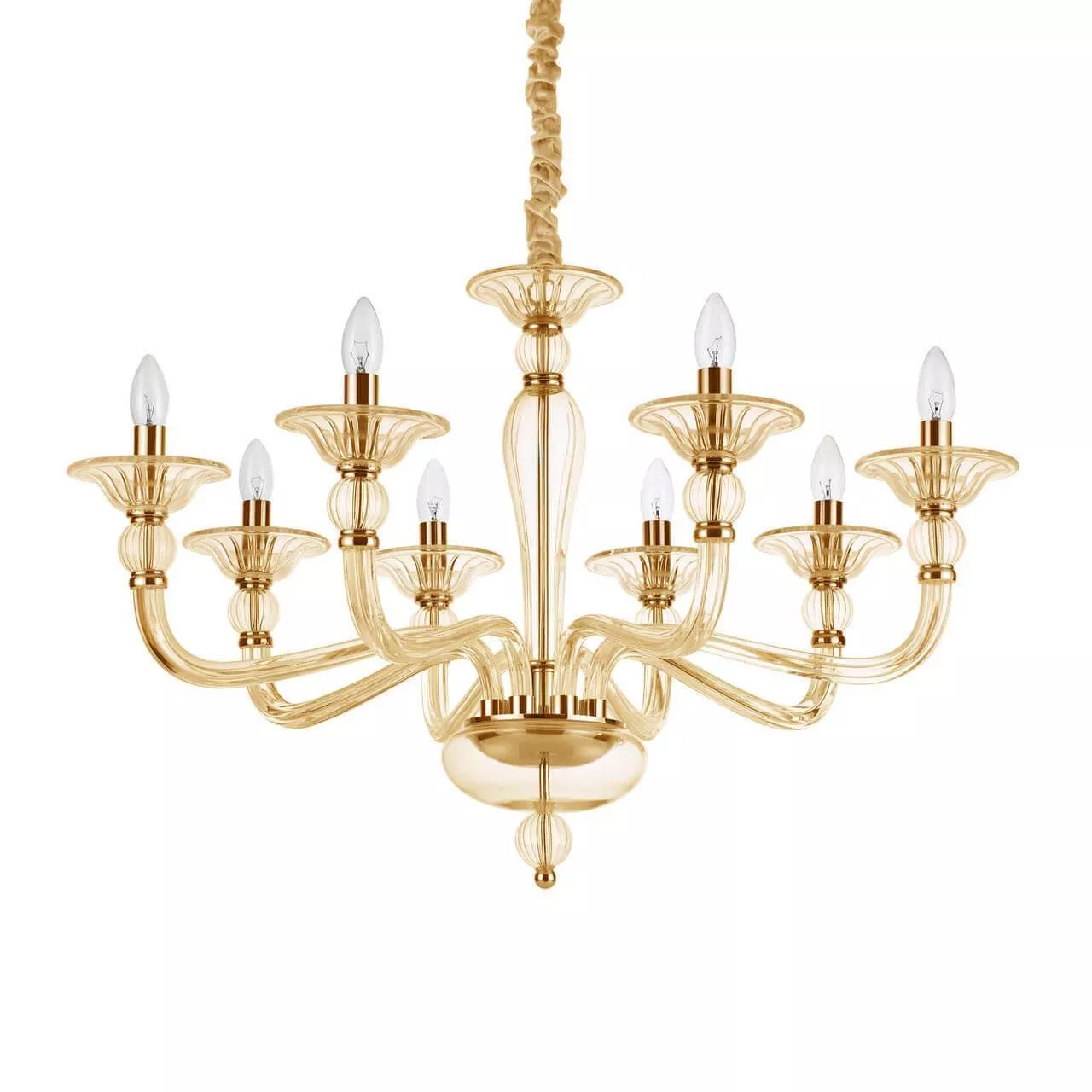 

Подвесная люстра Ideal Lux Danieli SP8 Ambra 159973