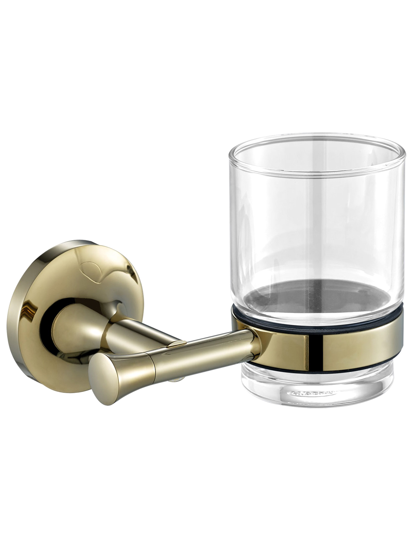 

Стакан для ванной AltroBagno Corposo 080205 Gl настенный, золото, стеклянный