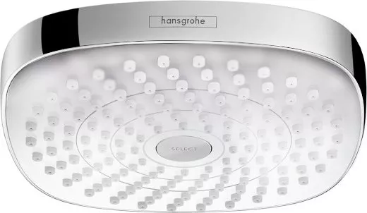 

Верхний душ Hansgrohe Croma Select E 180 26524400 белый/хром