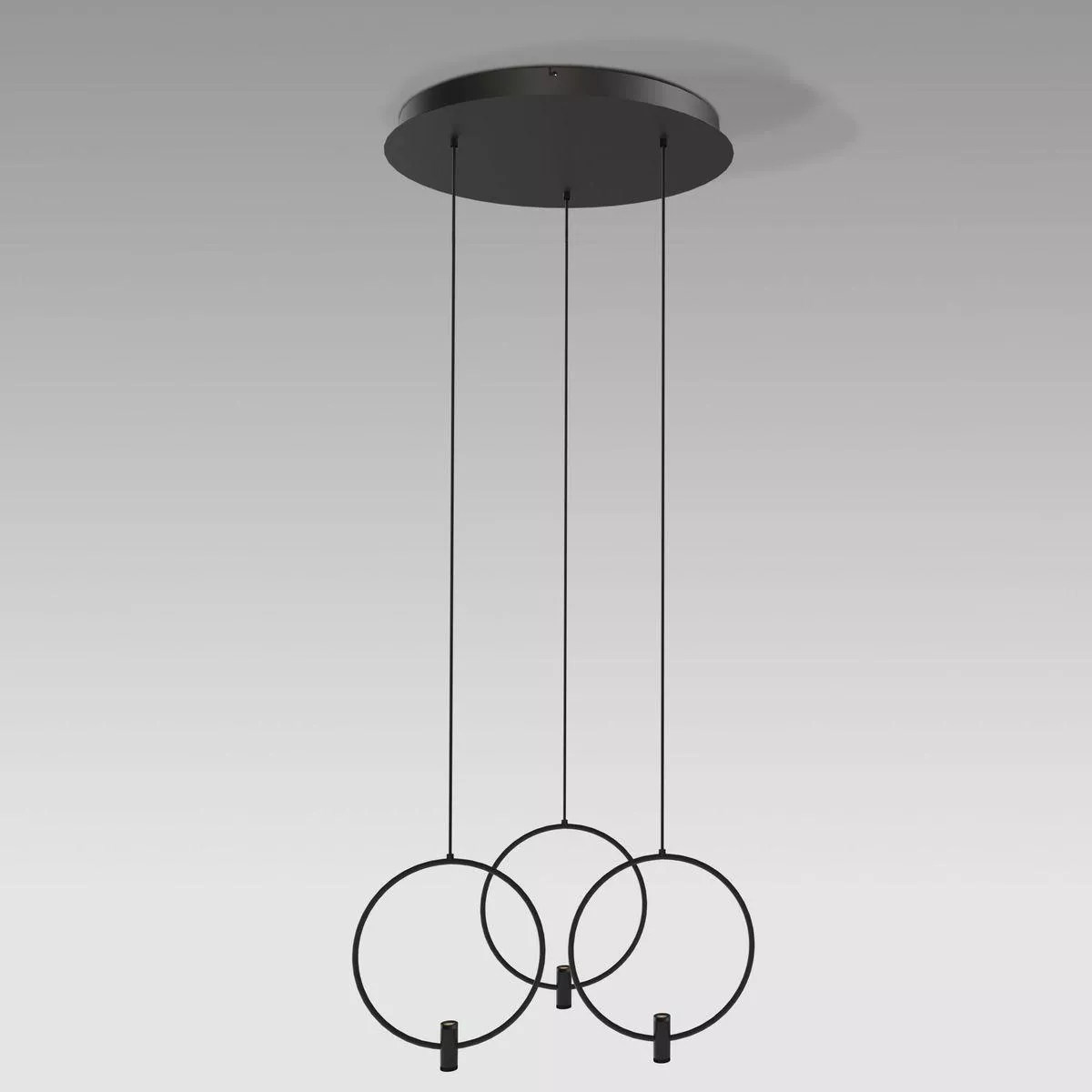 

Подвесная светодиодная люстра Eurosvet Layla 50257/3 Led черный