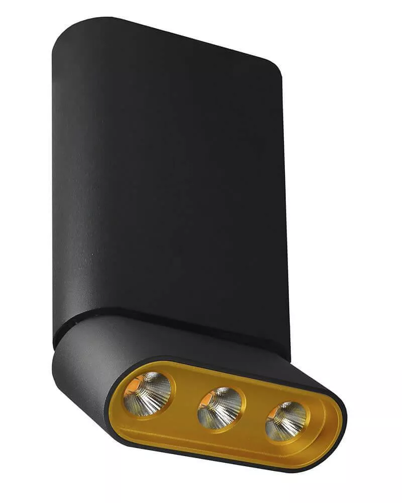 

Светодиодный спот Lumien Hall Фергус 8005/3CM-BK-GD