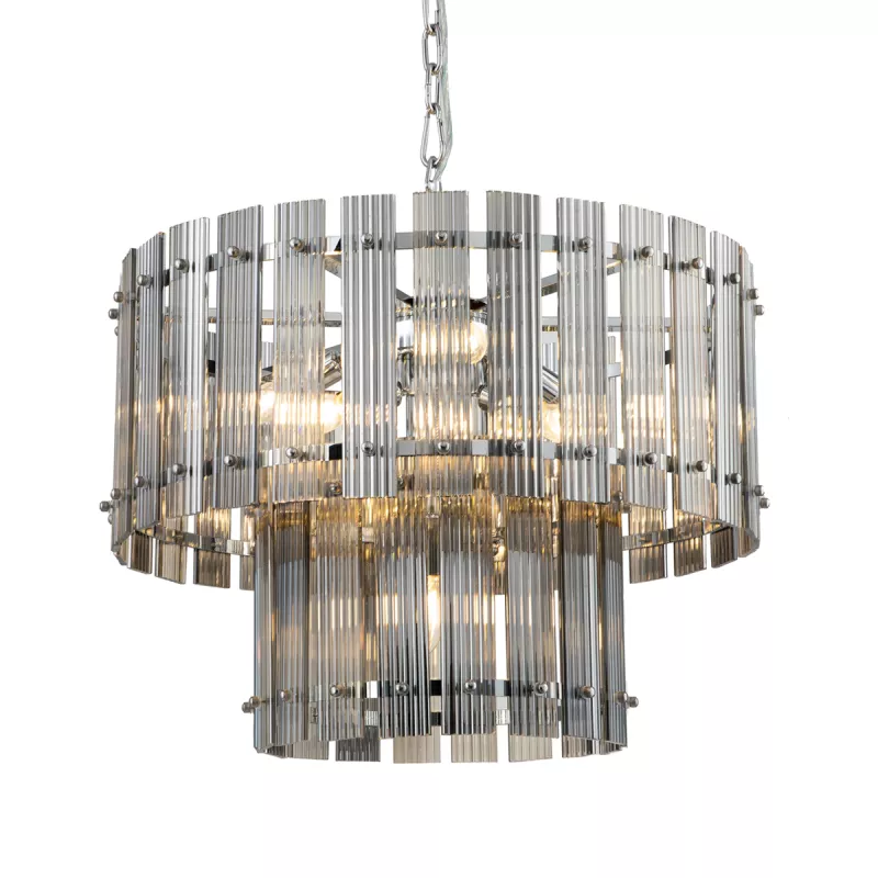 

Подвесная люстра Delight Collection Ruby KG1112P-7 chrome/smoky