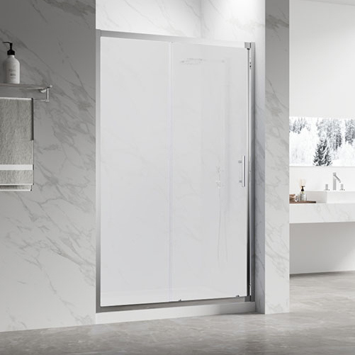 

Душевая дверь в нишу Veconi Vianno VN-55M 130 см, профиль матовый хром, стекло матовое