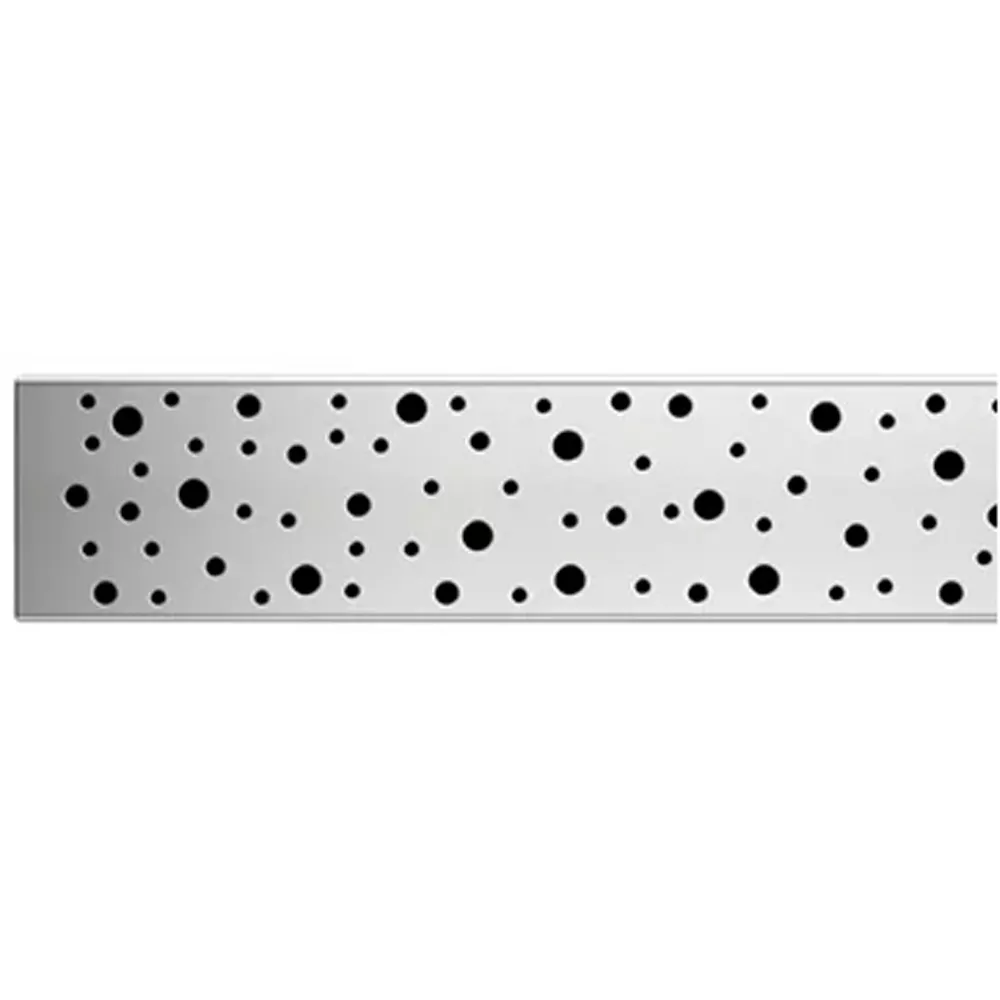 

Душевой лоток Veconi Drops N 85 с рамкой из нержавеющей стали хром глянцевый